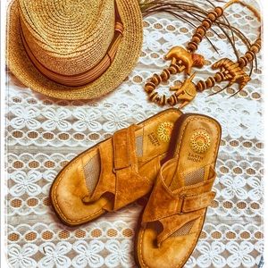 Earth Shoe Velcro sandal size 8 EUC!